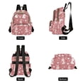 thumbnail image 4 of FORMRS Mini Backpack Purse for Women Travel Daypack Casual Shoulder Bag, Bunny Love Blooms, 4 of 7