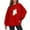Red, variant on Fjofpr Sweatshirts for Women Graphic Halloween Sweatshirt for Women 2024 Women Classic Halloween Print Oversized Crewneck Long Sleeve Loose Pullover Sweatshirt Tops