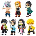 thumbnail image 2 of Bloques de construcción de Anime Demon Slayer, Kimetsu No Yaiba Kamado Tanjirou Nezuko Zenitsu Kyoujurou, juguetes para niños, regalos, 2 of 4