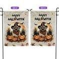 thumbnail image 2 of Happy Halloween Mastiff Witches Hat Pumpkin Carving Garden Flag 12x18in Double Sided Mastiffs Dog Lover Gifts Idea Outdoor Decor - 02019, 2 of 5