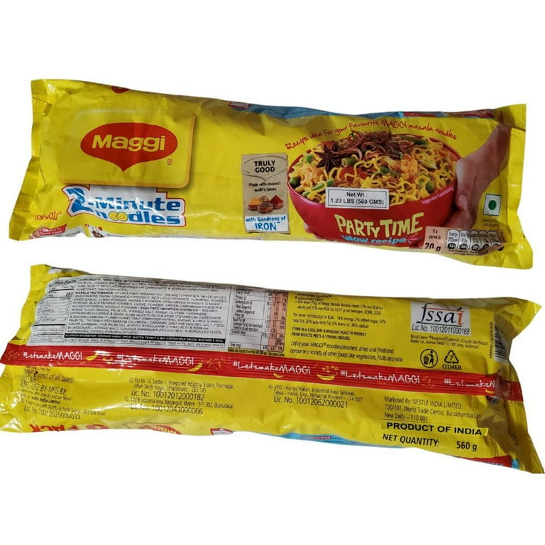 Maggi Noodles 2 Minute Noodles Masala Noodles 280g (Pack of 6