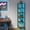 Rustic Brown, variant on Corner Shelf with LED Lights, 6-Tier Corner Bookshelf,  Organizer Book Shelf Shelves Steel Frame Display Stand with Living Room, Bedroom, Study,
