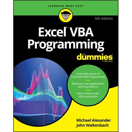 - Excel VBA Programming for Dummies