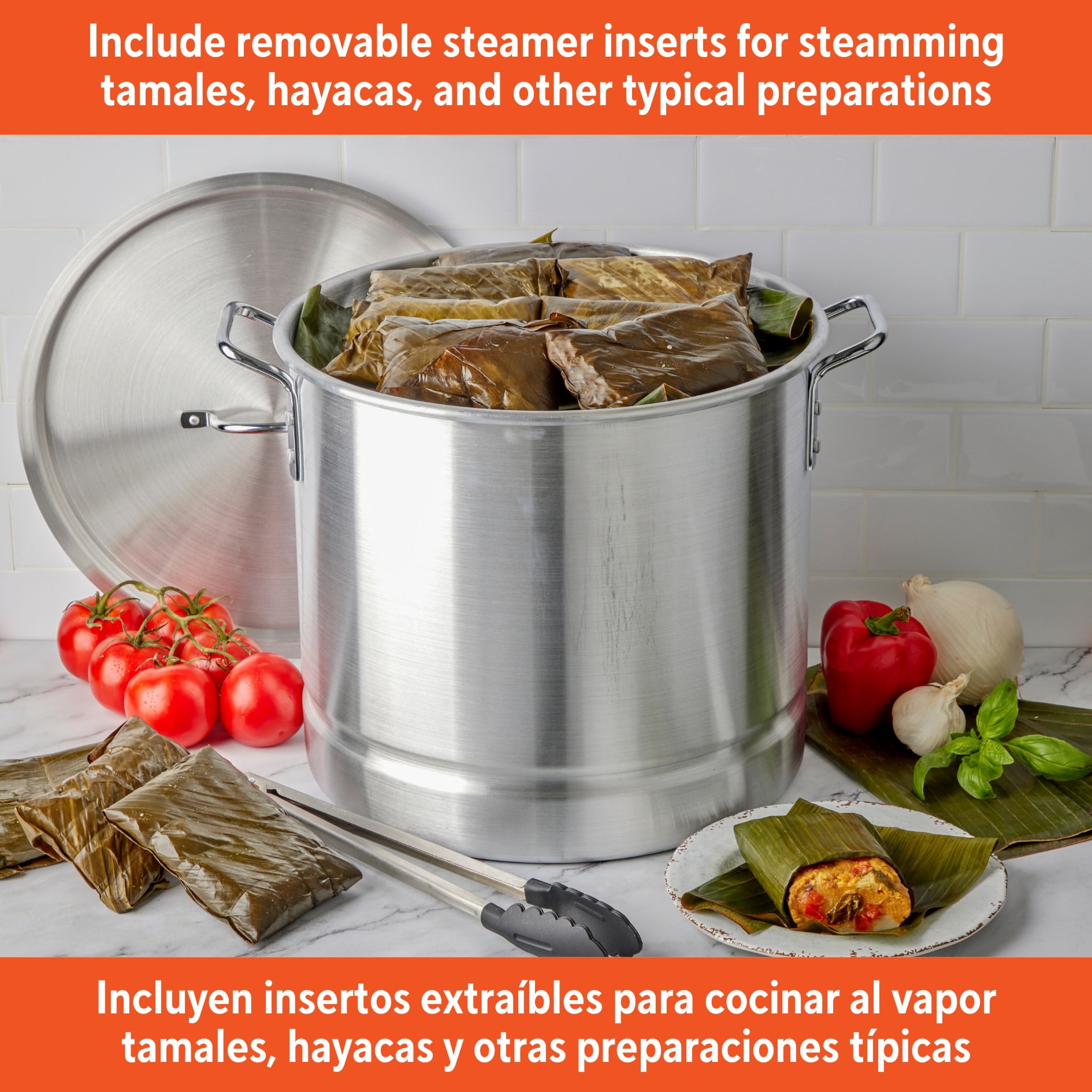 IMUSA 28qt Aluminum Steamer