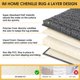 thumbnail image 5 of Alfombra de baño ACCUMTEK Upgrade Luxury Grey 120x60 cm Chenille, 5 of 7