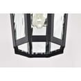 thumbnail image 3 of Nuvo Lighting East River Outdoor Hanging Light Matte Black Finish Clear Water Glass, 3 of 7