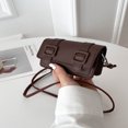 thumbnail image 1 of LNGOOR Mini Buckle Decor Flap Square Bag, 1 of 7