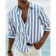 thumbnail image 1 of Camisa de hombre 2024 de manga larga con cuello casual, nueva camiseta para exteriores de moda y cómoda para hombre en talla grande 6XL, 1 of 6