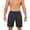 Black, variant on Lovzfmll Men's Summer Beach Casual Running Sports Shorts, 5-Inch Straight Leg Athletic Bermuda Shorts Wine, S