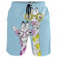 thumbnail image 1 of Bañador de sandía con estampado 3D de pata de perro para hombre, pantalones cortos de surf para niños, pantalones cortos de playa, bañadores de baño, calzoncillos deportivos de secado rápido Fivean unisex, 1 of 2
