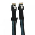 thumbnail image 1 of Data Cable  Data Transmission Cable  Sff-8654 To Sff-8654  Server Data Cable Cabledeconn Slim  38pin SFF-8654 To SFF-8654 Server HDD Data Transmission Cable 1M, 1 of 8