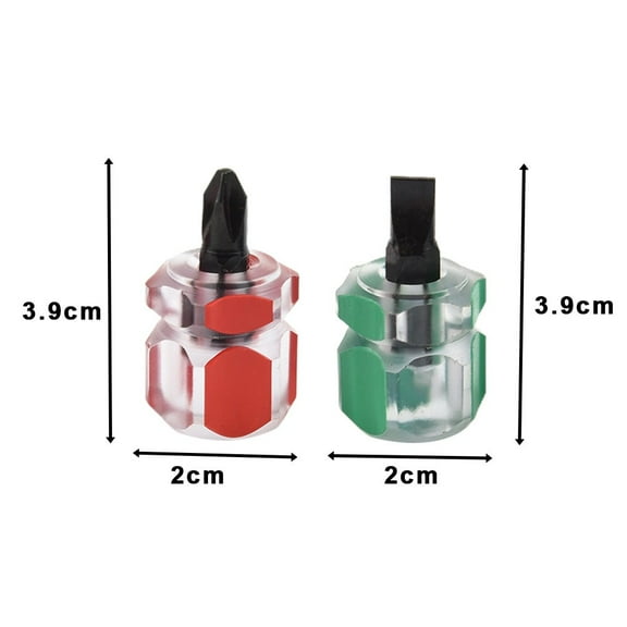 4Pc Small for Stubby Flat Head /Cross-Head Screw Driver Screwdriver Repair Tools
