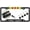 Black, variant on Vietnam Combat Veteran - Domed Custom-Made Personalized Narrow (Thin) Top 4 Hole Metal Car License Plate Frame with Free caps - Chrome Frame (Qty: 1)