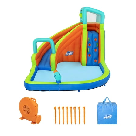 Bestway H2OGO! Turbo Splash Zone Inflatable Water Park with Soak Bucket