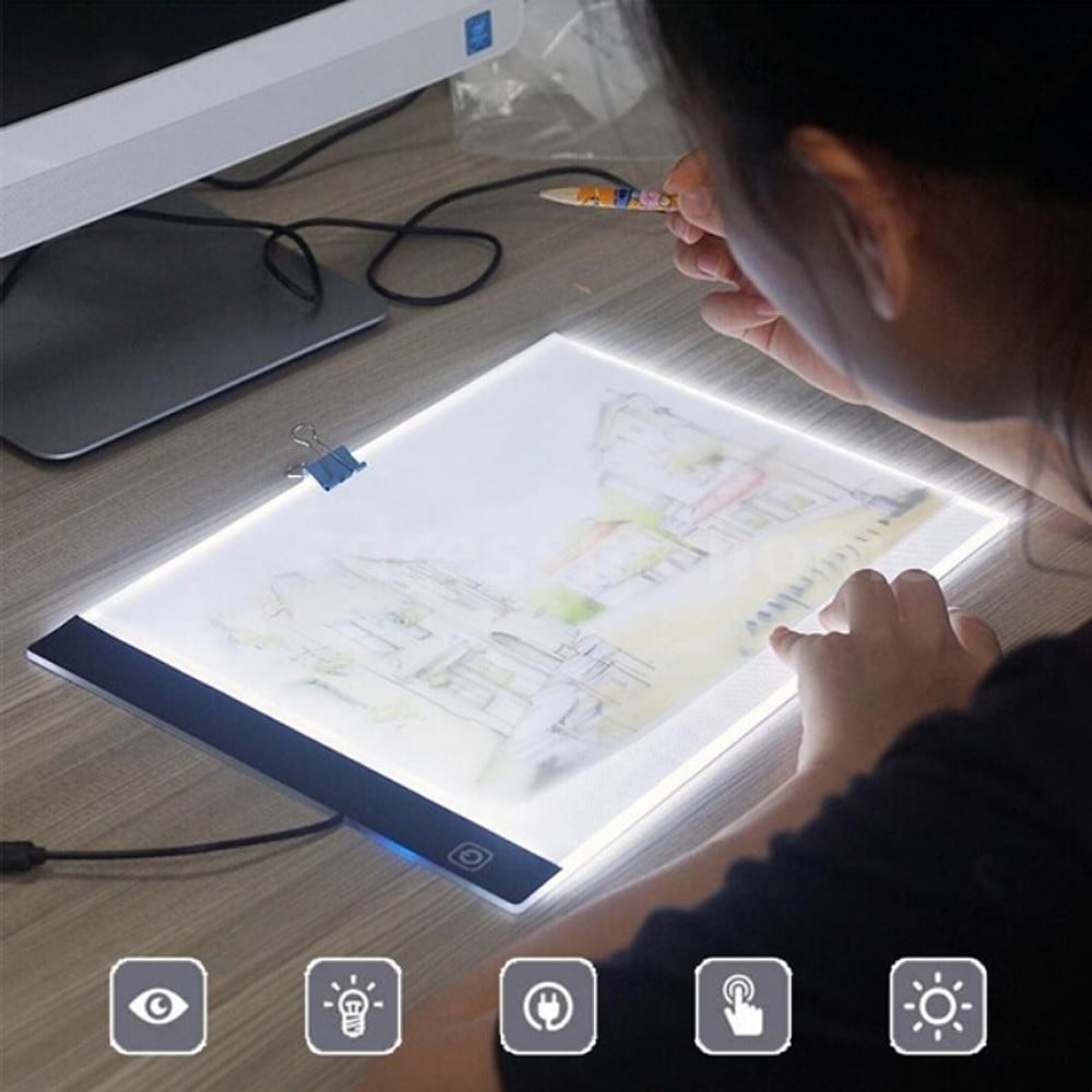 A4 LED Malerei Tracing Board Copy Pad Panel Zeichnen Tablet Art Artcraf Stencil 
