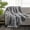 Light Grey, variant on Cozy Bliss Bubble-Textured Faux Fur Throw Blanket, Soft Fluffy Double-Layer Plush Blanket for Couch and Bed, Sage Green, 50 x 60 in