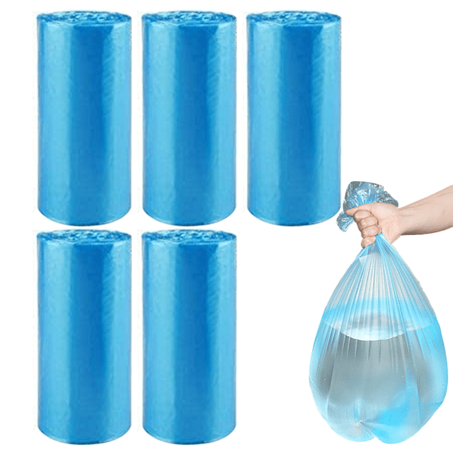 Trash Bags,Handle Tie Small Garbage Bags For Office, Kitchen,Bedroom Waste Bin,Colorful Portable Strong Rubbish Bags,Wastebasket Bags,100 Counts