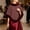 #0581-Wine, variant on Puyaiuu Women Tweed Faux Fur Trim Cape Poncho Winter Warm Outerwear Shawl Black Free Size Gift