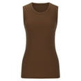 thumbnail image 4 of Wlynlyn Tank Tops for Women Casual Sleeveless Shirts Crewneck Going out Tops Stretchy Slim Fitted Basic Tees Summer Clothes M, 4 of 6
