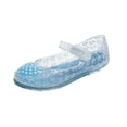 thumbnail image 3 of Asxite Toddler Sandals Girl Thick Sole Crystal Closed Toe Jelly Princess Sand Style for Girls Shoes 3-8 Y, 3 of 5