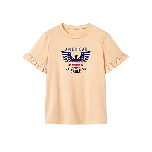 Camiseta de verano para mujer, camiseta sencilla de manga corta para viajar, caminar por la calle, senderismo L