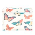thumbnail image 7 of Yayeee Collapsible Cube Storage Bin with Lid Fabric Closet Decorative Basket with Handles, Colorful Butterflies, 7 of 7