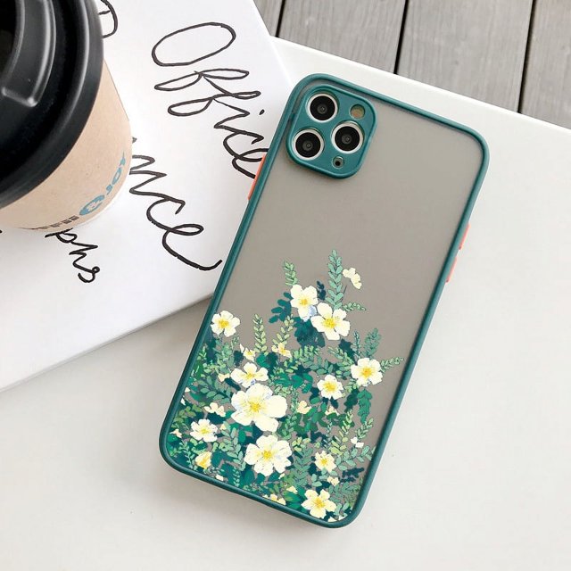 Butterfly Lavender Higan Flower Phone Case For iphone 7 8 plus 12 13 mini 11 15 14 pro max X XR XS Max Shockproof Shell Cover