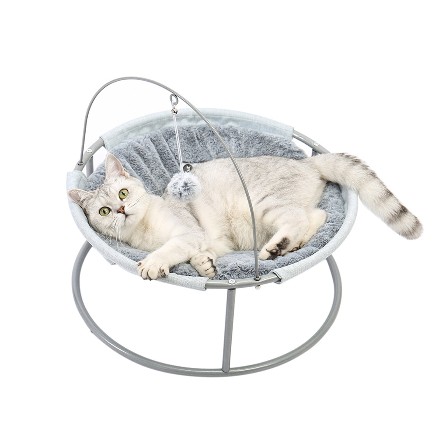 Pefilos Cat Hammock for Large Cats Dog Bed Pet Hammock Bed Free-Standing Cat Nest for Indoor Cats Sleeping Cat Bed Cat Houses for Outdoor Cats Detachable Pefilos Cat Hammock for Large Cats Dog Bed Pet Hammock Bed Free-Standing Cat Nest for Indoor Cats Sleeping Cat Bed Cat Houses for Outdoor Cats Detachable