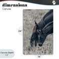 thumbnail image 4 of Stupell Industries Rustic Lodge New Graze Horses in Meadow Canvas Art, 16 x 24, by Nathan Larson, 4 of 8