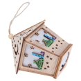 thumbnail image 3 of Wooden Pendant, Excellent Effect Functional House Ornament  for Home Decoration A, 3 of 7