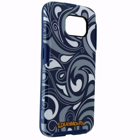 UPC 849108011279 product image for M-Edge Loudmouth Protective Case Cover for Galaxy S6 - Blue Gray White Pattern | upcitemdb.com