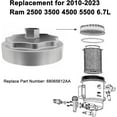 thumbnail image 4 of MRY Fuel Filter Housing Cover Cap for 2011-2024 Ram 6.7L Cummins Diesel, Silver, 4 of 5