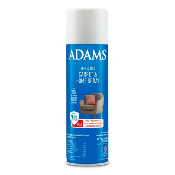 ADAMS Flea & Tick Carpet & Home Spray, 7-Month Flea Protection, Treats Up to 2K Sq Ft, 16 oz