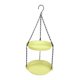 thumbnail image 4 of Accesorios de alimentación de aves amantes de los pájaros regalos fáciles de limpiar niños con patio de doble placa, adorno de decoración del jardín Amarillo, 4 of 8
