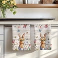 thumbnail image 7 of Easter Kitchen Towels Set of 1, Spring Bunny Butterfly Botanical Wooden Grain Absorbent Dish Towels for Kitchen, Microfiber Hand Towel, Quick Drying Tea Towel for Cleaning Decorative Dishcloths, 7 of 7