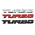 thumbnail image 3 of Flmtop TURBO Letter Metal Car Badge Sticker Adhesive Auto Decal Emblem Styling Decor, 3 of 6