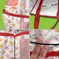 thumbnail image 5 of Garden Tool Bag,Pioneer Flower Floral Print Pattern Garden Tool Organizer,Garden Gifts,Waterproof Multi-Pocket Garden Tool Storage 11.8x5.5x11.4 Inch(Tools NOT Included), 5 of 6