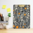 thumbnail image 2 of FORMRS Acrylic Clipboard with Low Profile Clip Standard A4 Letter Size, 12.5" x 9", Halloween Dancing Skeleton, 2 of 8