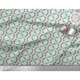 thumbnail image 3 of Soimoi Green Japan Crepe Satin Fabric Anemone & Roses Floral Print Fabric Prints By the Yard 44 Inch Wide, 3 of 3