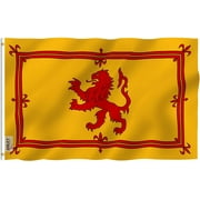 Anley Fly Breeze 0,9 x 1,5 m Drapeau du lion rampant écossais – Drapeaux du lion rampant écossais en polyester
