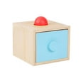 thumbnail image 4 of TOOKYLAND Wooden Shape Sorting Cube - Sorter Box Educational Toy, Ages 12m+, 4 of 9