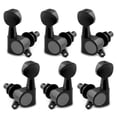 thumbnail image 1 of Clavijas de afinación de guitarra eléctrica completamente cerradas, accesorios de instrumentos musicales, piezas de repuesto de afinador de botón de cuerda de guitarra, 6 uds., 1 of 5