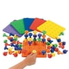 Stack It Peg Game With Board Occupational Therapy Autism Fine Motor Skills by Fun Express