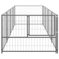 thumbnail image 2 of vidaXL Dog Kennel Silver 4 m² Steel, 2 of 4