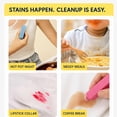 thumbnail image 2 of Double-Headed Instant Stain Remover Pen, Portable Stain Remover Stick, Waterless, for Oil Wine and Food Stains, Dates, Office, Travel Using (Purple), 2 of 8