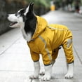 thumbnail image 4 of Winter Dog Jackets with Reflective Stripe Kitten Hoodie Coat Bright Color Jackets Windproof Clothing for Pet Dog, 4 of 9