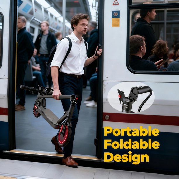 JOYHIS J078L Adult Electric Scooter, 350W Motor, 15-19 MPH Speed