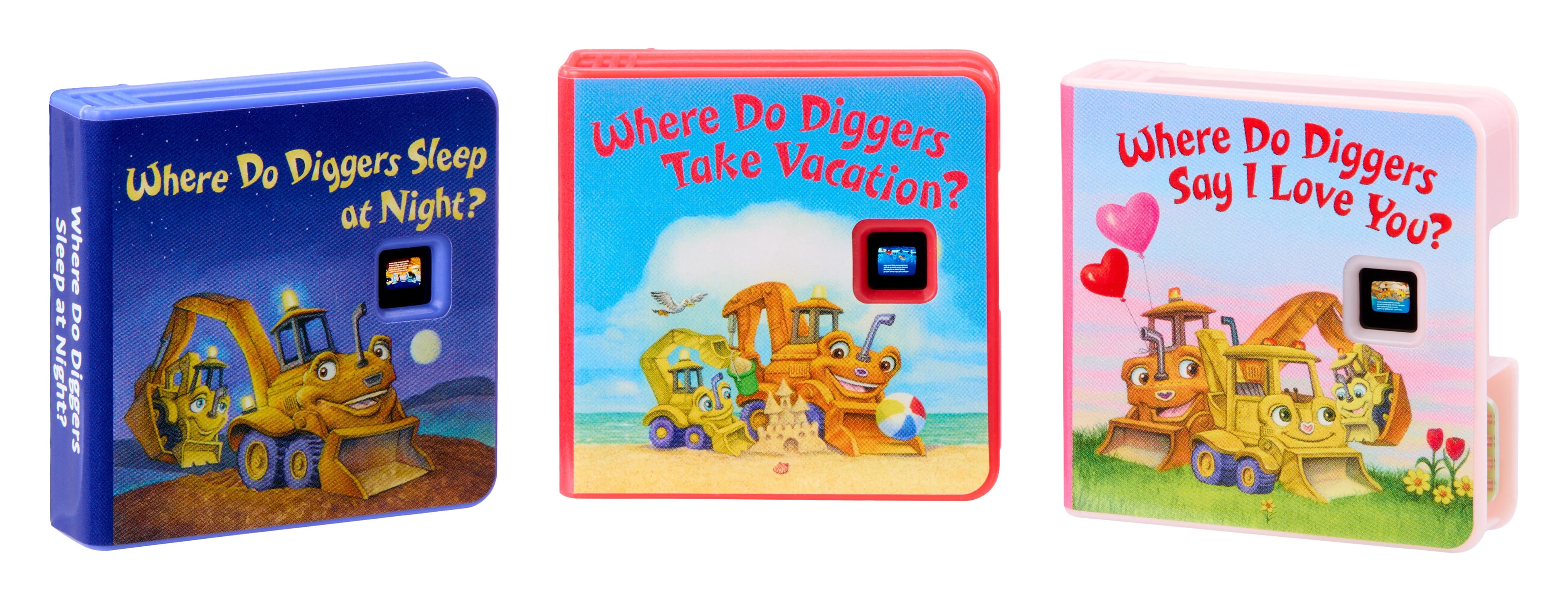 Little Tikes Story Dream Machine Random House Where Do Diggers Collection, 3 Stories, Ages 3+
