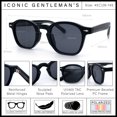 thumbnail image 5 of SA106 Polarized Sunglasses Rectangle Retro Keyhole Bridge and UV400 TAC Lenses / All Black, 5 of 7