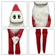 thumbnail image 2 of Adorno Halloween Felpa Muñeca Esqueleto Pierna Larga Recuerdos Fiesta () Rojo, 2 of 4